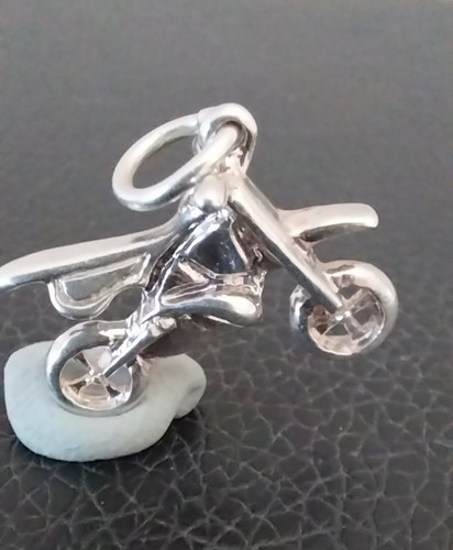 Motorbike pendant solid - pendant,