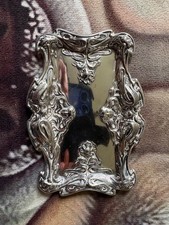 1904 Sterling Silver Trinket Tray by Renowned Silversmiths Clement Perry & Co 