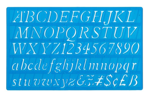 20mm italic font upper - &, lower