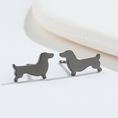 Black dachshund sausage - black,