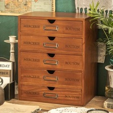 Retro 5 Tier Desktop Wooden