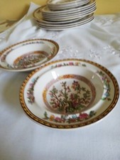 2 Vintage WASHINGTON INDIAN TREE Fruit Cereal Dessert Bowls 