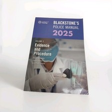 Blackstone's Police Manual Volume 2: Evidence and Procedure 2025 - 9780198927884