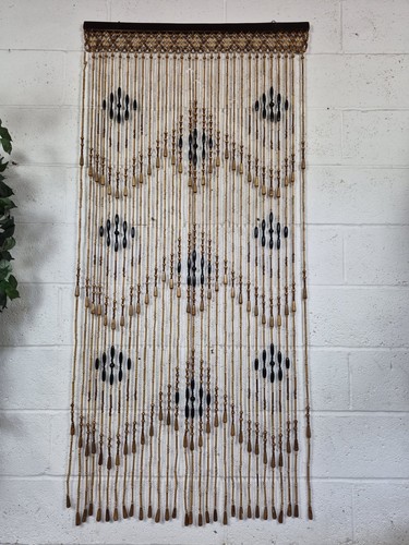 Vintage beaded curtain - beaded,