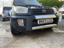 Toyota RAV 4 Black front Bumper And Bull Bar Nudge Bar Complete Mk2 2001-2003