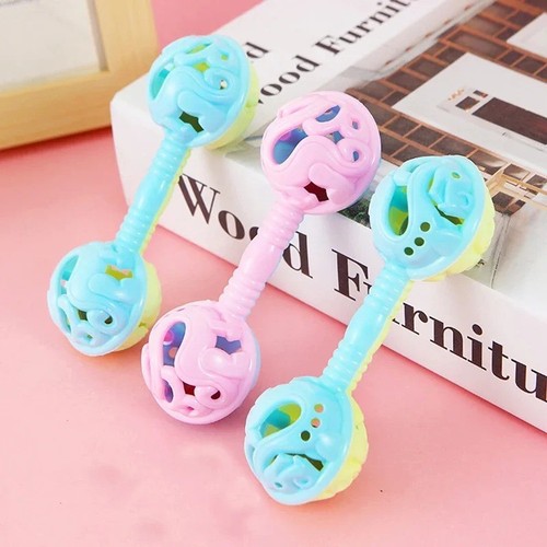 3pcs double headed hand rattle - 3pcs,