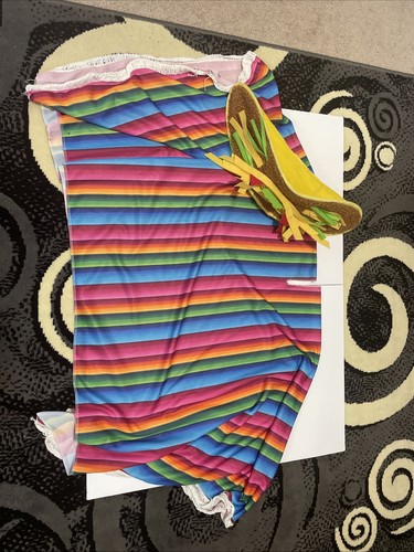 Mexican style poncho and taco - style,