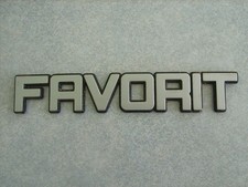 Skoda Favorit Name Badge