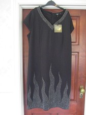 LADIES V NECK  DRESS SIZE 20/22 BRAND KOKO