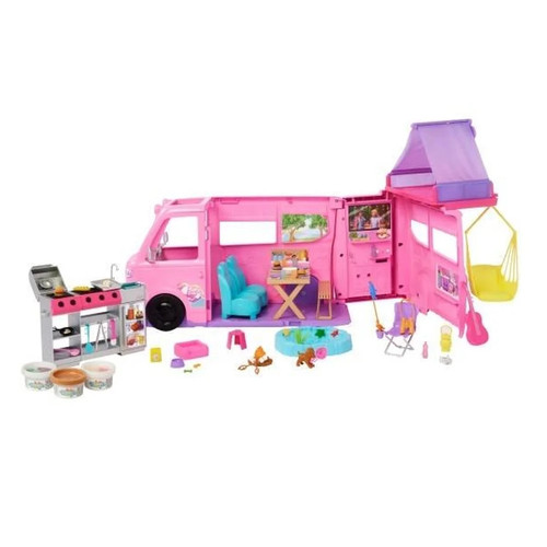 Barbie dream camper - barbie, 2-in-1