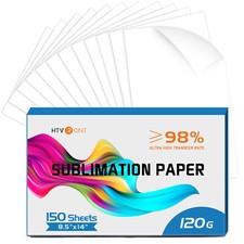 150x Sublimation Paper 8.5*14in Iron On Heat Press Transfer Paper Inkjet Print