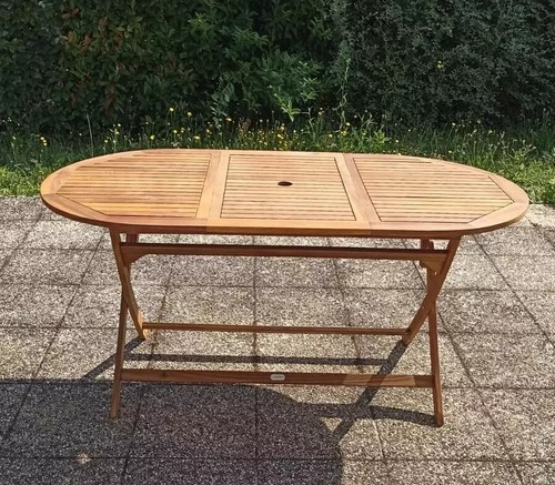 Large garden dining table - large,