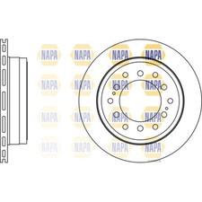 2x Brake Discs Vented For