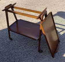 Vintage Teak Remploy Drinks Tea Trolley