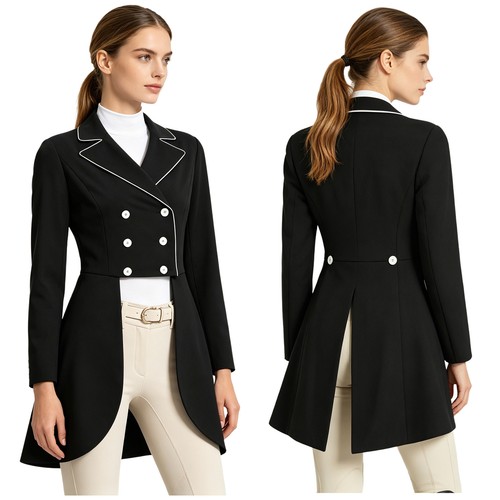 Women tailcoat suit jacket - women,