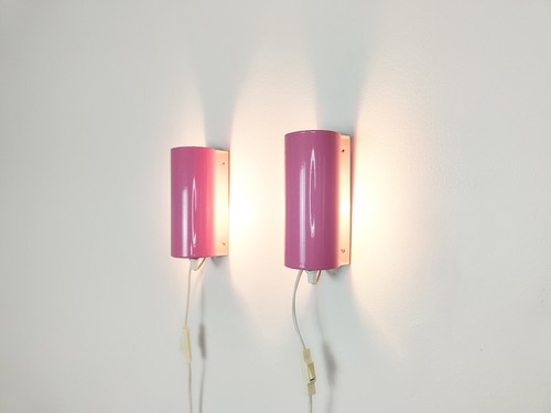 Pair vintage pink swedish - pair, of