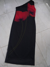 ladies one shoulder poppy