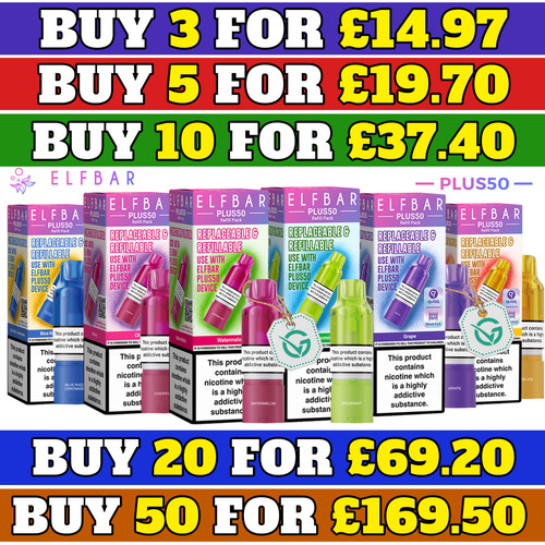 Elf bar plus - elf, refill