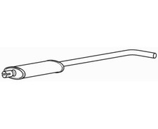 Centre Exhaust Middle Silencer