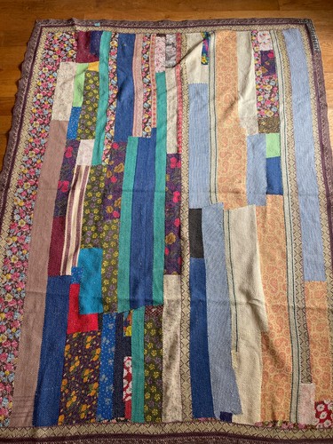 Vintage handstitched kantha - handstitched,