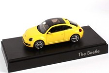 VERY RARE VW BEETLE 5C TDI TSI SUNFLOWER YELLOW 1:43 SCHUCO (DEALER MODEL)