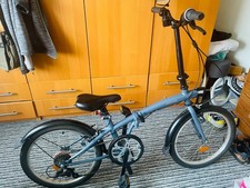 BTWIN 20 Inch FOLDING BIKE Btwin 120 - GREY Excellent condition only used a hand