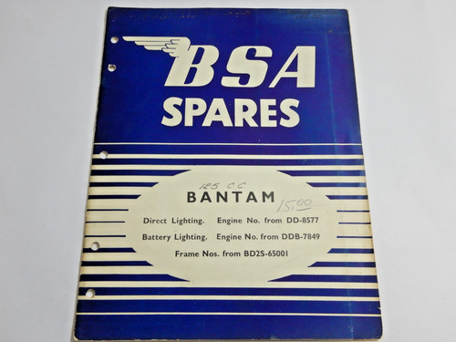 1948 1963 bsa 125 - bsa, bantam