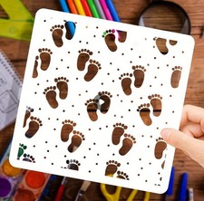 🇬🇧 FOOTPRINTS stencil