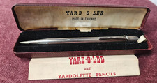 Vintage Yard O Led Aristrocrat 1958 Silver Pencil  - in original case with lead