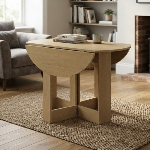 Elegant oak folding dining - folding,