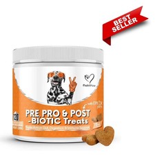 NutriPaw Pre, Pro & Postbiotic Digestive Treats For Dogs - Gut Health, Sensitive