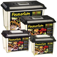 EXO TERRA FAUNARIUM PLASTIC TERRARIUM REPTILE SNAKE INSECT SPIDER TARANTULA TANK