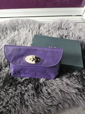 Mulberry Purple Turn Key Make Up/clutch Bag