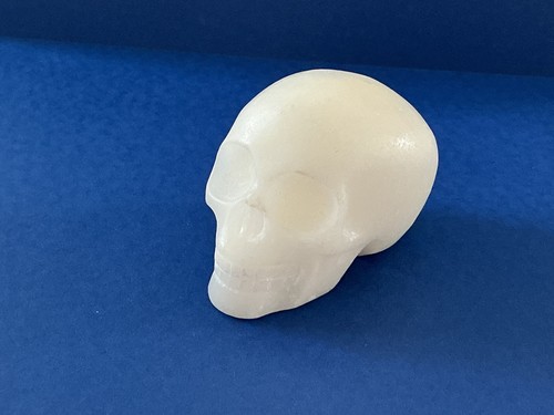 Milky white quartz hand carved - white,