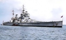 ROYAL NAVY BATTLESHIP HMS KING GEORGE V