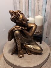 Buddha Relax Resin Gold