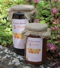 Unpasteurized FRESH Local British Raw Honey Wild Flower Direct from the BEE Farm