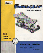 1968 John Salmon "Super Forcaster" Sugar Beet Harvester Brochure Leaflet