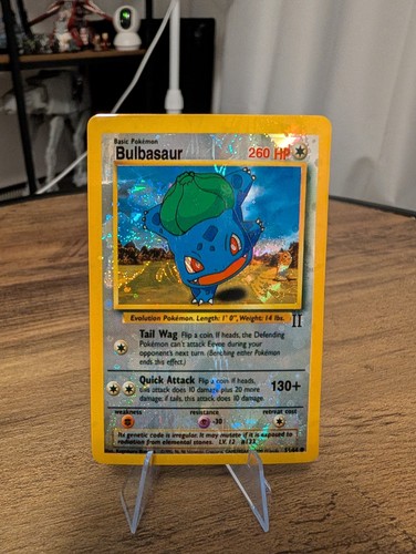 Pokémon bulbasaur holo roman - holo,