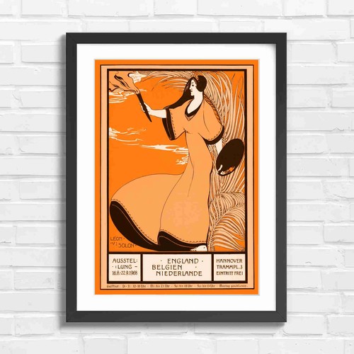 Art nouveau woman - art,