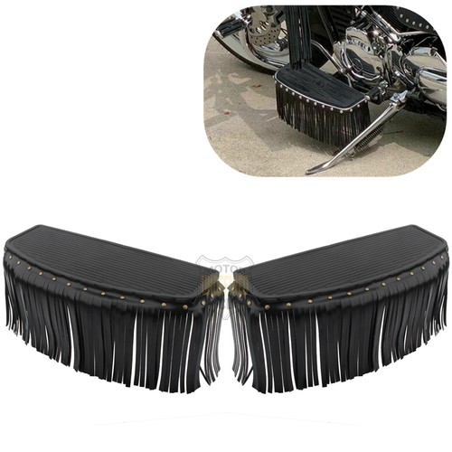 Motorcycle leather fringe - leather,