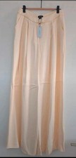 Karen Millen cream silky wide