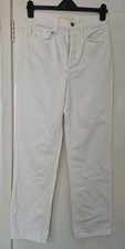 Mara Hoffman Jeans Ivory Women's Size Us-0 Uk-6  100% Cotton USA New