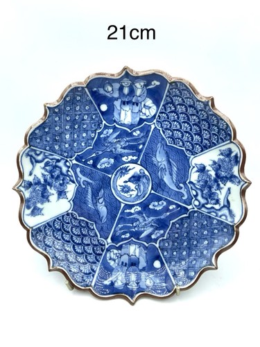 Japanese imari porcelain dish - porcelain,