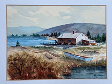 H.F. MILLER VINTAGE WATERCOLOR