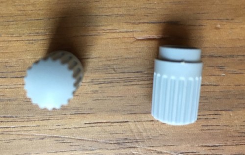 Mackie d8b knob grey - knob,