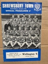 Shrewsbury Town V Wellington