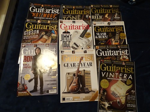 Lot 10x guitarist magazines - 10x,