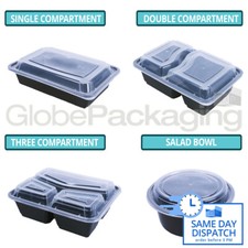 Black reusable meal - black, prep