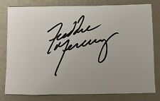 Freddie Mercury Autographed Signed PRINTED White Index Card 5” x 3” Queen Copied